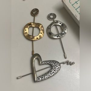 Vintage Chico’s Scarf & Hat Pins, One Set